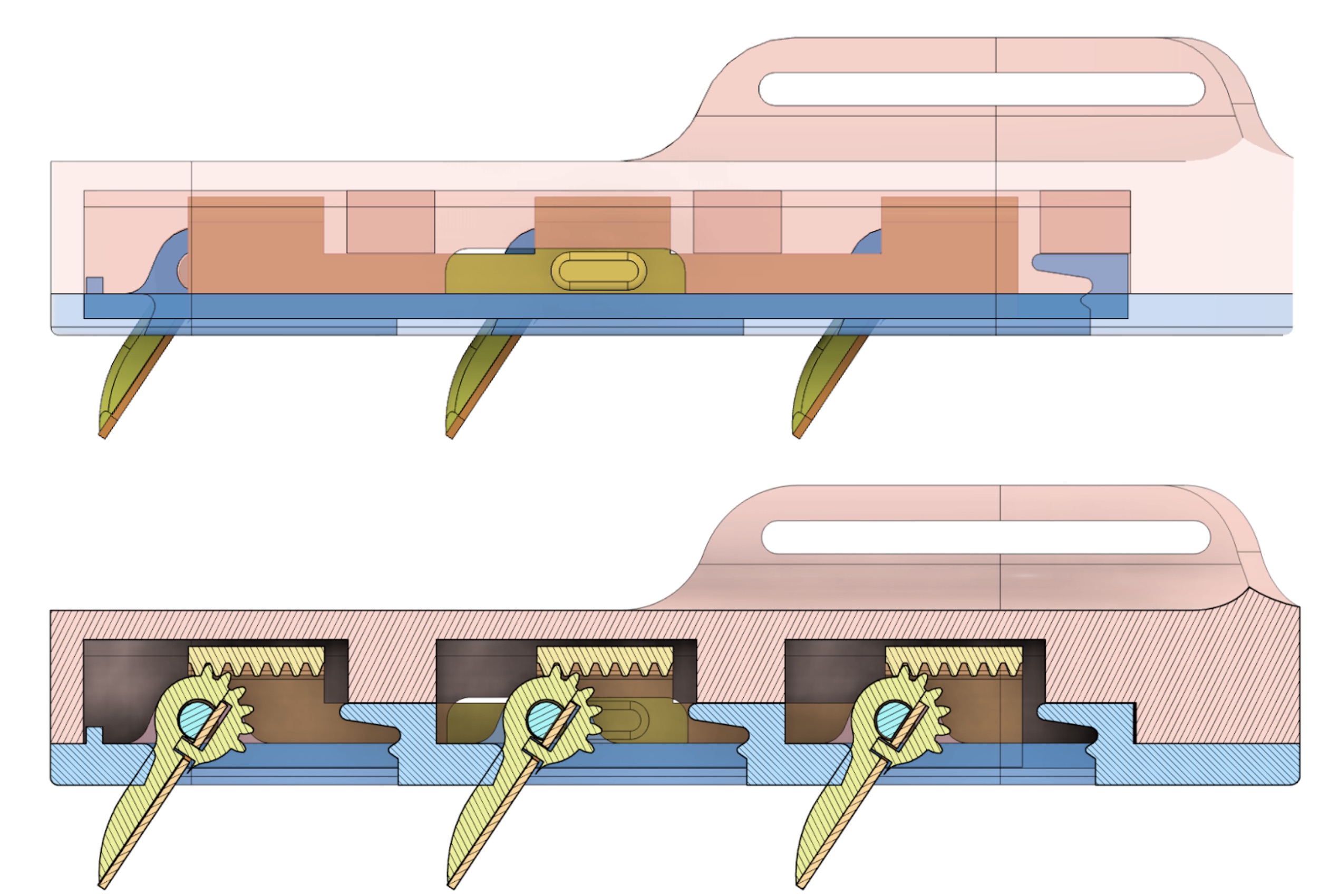 Early CAD Cross Section Side